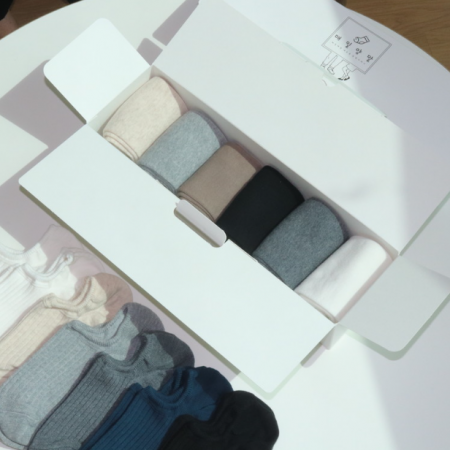 여성용 조금파인 페이크삭스